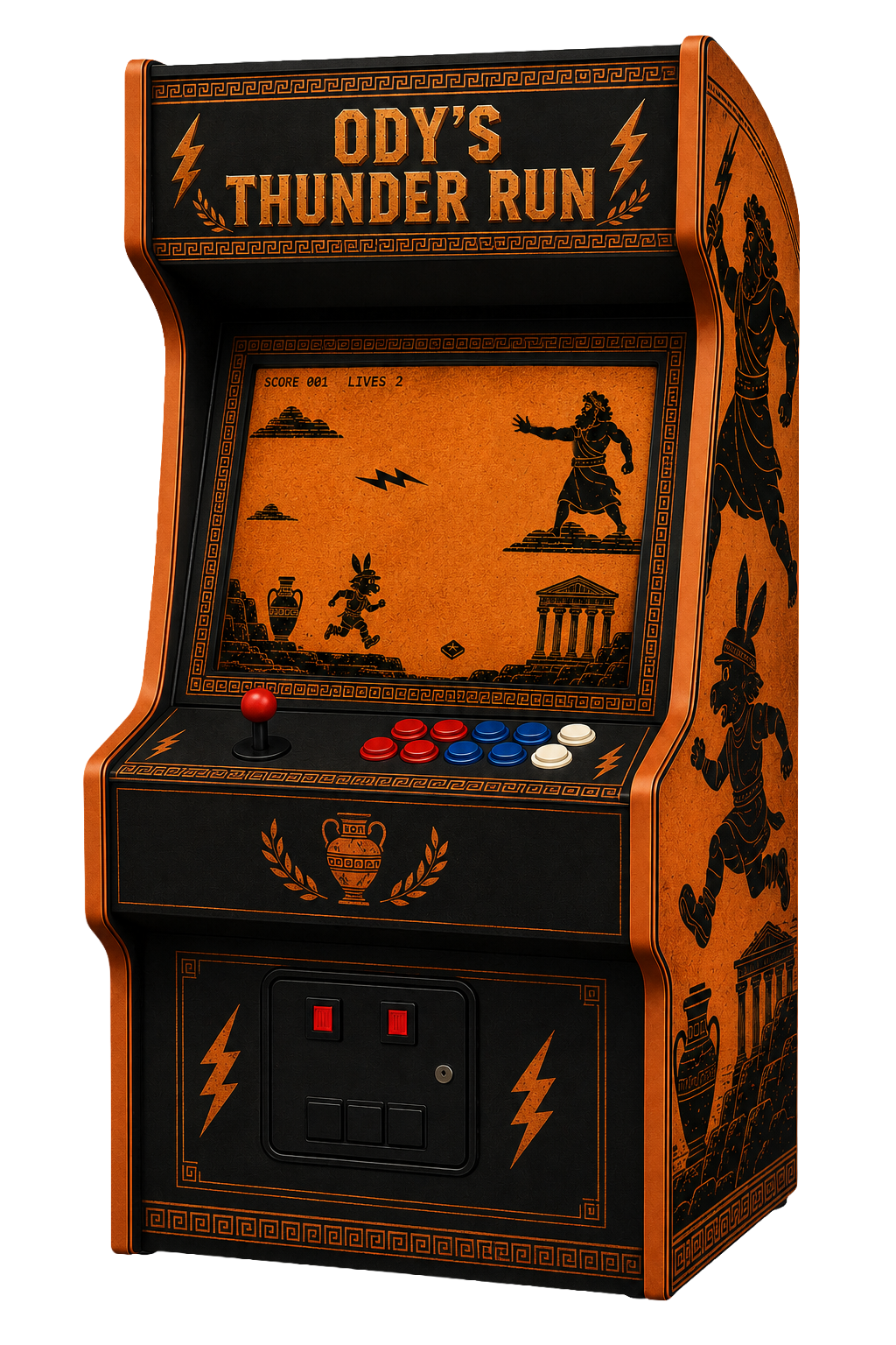 Ody's Thunder Run arcade machine